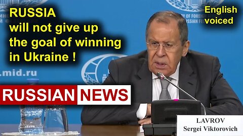 The West has declared the task of inflicting a strategic defeat on Russia! Lavrov, Ukraine