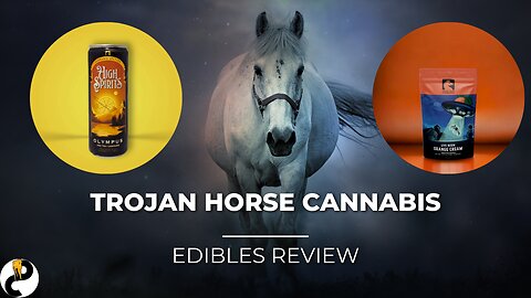 Trojan Horse Cannabis edibles review - infused gummies and seltzer