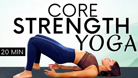 20 Minute Core Yoga Workout for Strength & Building Postures, Beginners