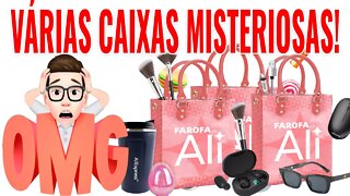 Unboxing de Várias Sacola da Sorte do Aliexpress (Farofa do Ali)