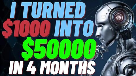 Watch me turn $1000 to $50000 in 4 months