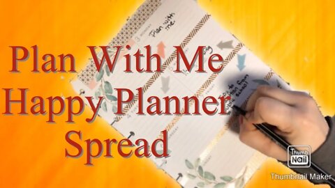 Plan With Me January 3-7 / Happy Planner Spread