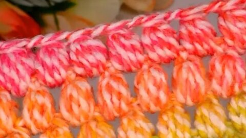 How to crochet simple puff stitch for beginners by marifu6a