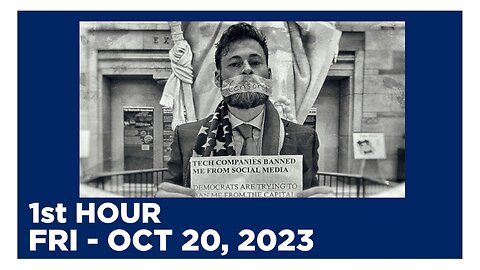 WAR ROOM [1 of 3] Fri 10/20/23 • OWEN SHROYER’S FINAL BROADCAST BEFORE BECOMING A POLITICAL PRISONER