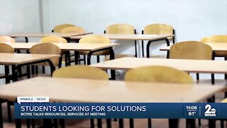 Baltimore City Schools talks resources, services during meeting