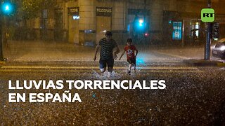 Reportan al menos cuatro muertos y varios desaparecidos tras lluvias torrenciales en España