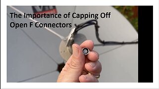 Capping off open coax connections.