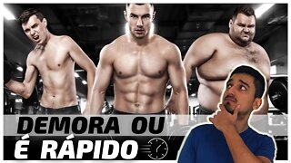 Com QUANTO Tempo vê RESULTADO na ACADEMIA?💪 Quanto Tempo Demora para Ver Resultados na MUSCULAÇÃO?🕐