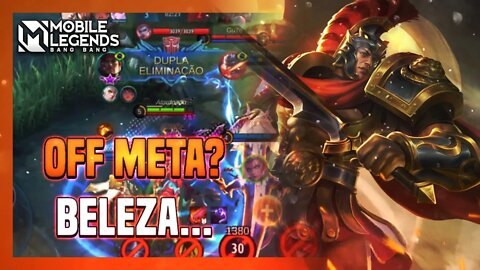 PEGOU OFF META? E SE EU TESTAR LAPU JUNGLE? | Mobile Legends