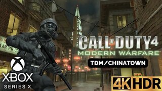 Call of Duty 4 Modern Warfare Multiplayer Gameplay | TDM on Chinatown | July 2023 (No Commentary)