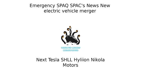 SPAQ Combines With Fisker Breaking NEWS Emergency Electric Vehicle Merger - Tesla SHLL Hyliion SPAC