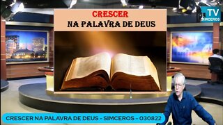 CRESCER NA PALAVRA DE DEUS - SIMCEROS - 030822