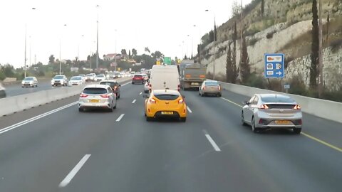Take a ride with your tour guide! Ride With Me, Steve Martin, Hwy. 1 to Jerusalem in Israel (1 of 2)