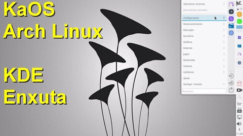KaOS distro Arch Linux versão mais Recente e Enxuta do ambiente de desktop KDE