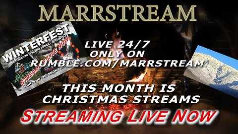 Christmas Fireplace 2 - Streaming Live If The Power Stays On!