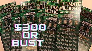 300 Dollars in Illinois scratch off tickets