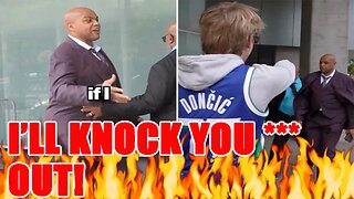Charles Barkley HELD BACK from PUNCHING a heckler in the face after he said this about him!