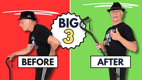 BIG 3! Perfect Posture Stretches-Anywhere & Any Age