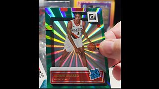 2022-23 Donruss Basketball Blaster 1 S1E2 - Rated Rookie Green Laser!