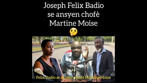 Zen Pete ! Joseph Felix Badio se ansyen chofè Martine Moise ki te konn mennen li kay Ougan