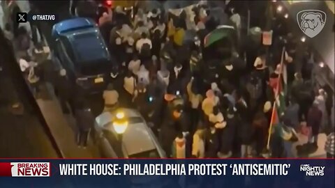 NBC Is The Only Network Evening Newscast To Report On Wildly Antisemitic Protest In Philly