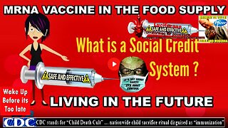 THE VACCINE IS IN THE FOOD SUPPLY - LIVING IN THE FUTURE UNDER THE SOCIAL CREDIT SYSTEM