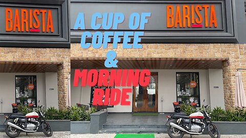 Morning Ride and a cup of coffee at new cafe