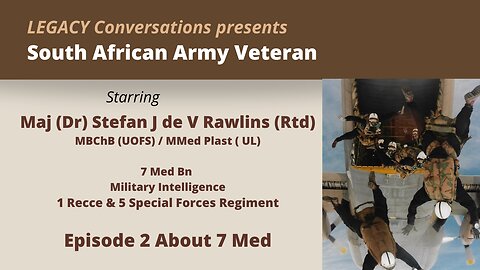 Legacy Conversations - Dr Stefan Rawlins Ep 2 - History of 7 Med Bn
