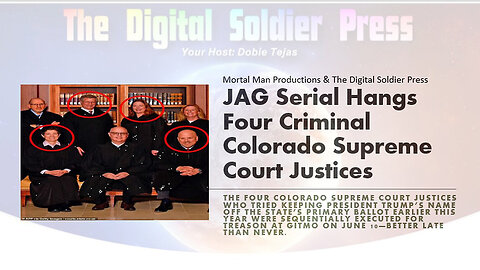 JAG Serial Hangs 4 Criminal Colorado Supreme Court Justices for Treason.