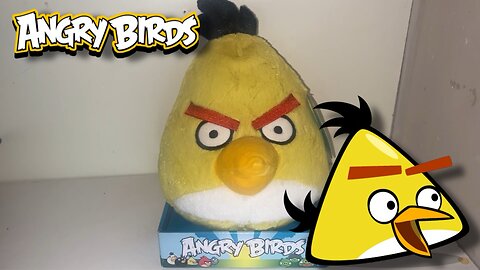 Angry Birds Chuck Yellow bird plush 8 inch