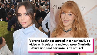 Victoria Beckham insists she's 'never had a nose job,' uses contour instead