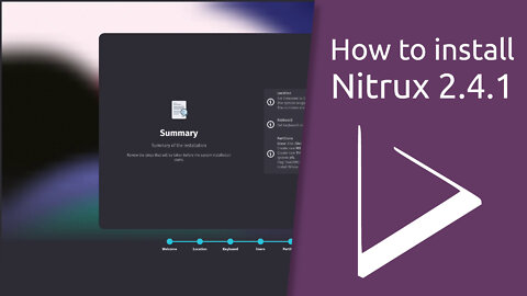 How to install Nitrux 2.4.1