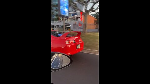 Supra MK4 in red colour | Beast