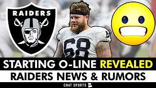 Raiders Starting O-Line REVEALED + Raiders Rumors On Andre James, Netane Muti & Josh McDaniels