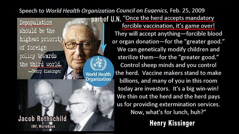 Vaccines Being Used for Depopulation