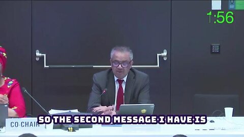 WHO Director General dr. Tedros announces the failure of Pandemic Agreement-Treaty, May 27, 2024
