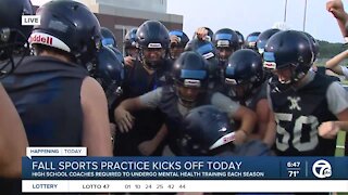 High school football coach discusses mental health training for student athletes
