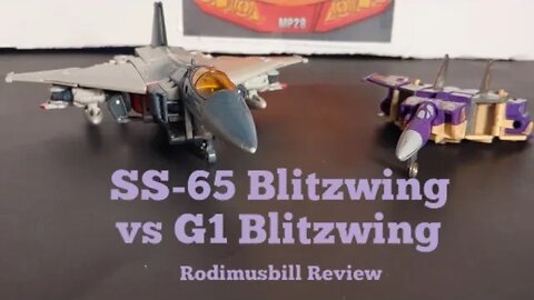 G1 BLITZWING VS SS-65 BLITZWING From Transformers Bumblebee Movie Review