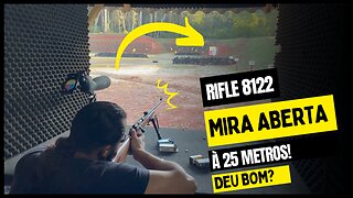 Agrupamento CBC 8122 com Mira Aberta à 25 metros usando 4 munições diferentes! Deu bom? 🧐