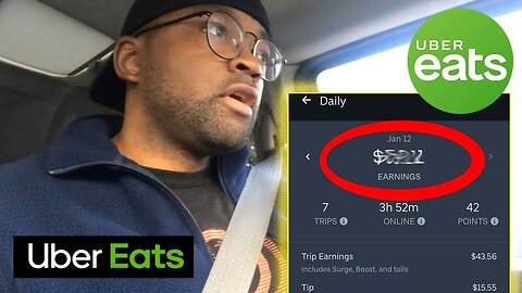 UBER EATS DAILY EARNINGS I MADE___? FULL TIME DRIVER | SHOULD YOU DRIVE FOR UBEREATS?