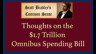 Thoughts on the $1.7 Trillion Omnibus Spending Bill
