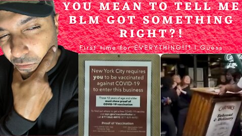 Did BLM finally get something right?!!!
