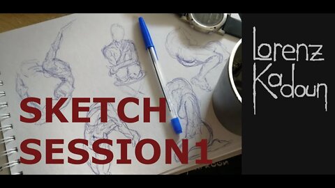 Ballpoint pen Sketch Session #1 Lorenz Kadoun