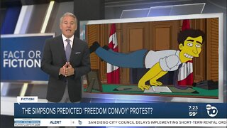 Fact or Fiction: The Simpsons predicted 'freedom convoy' protest