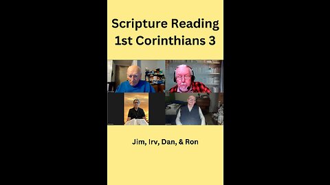 Scripture Reading 1 Corinthians 3
