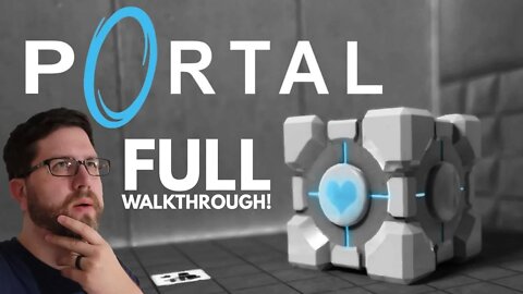 Portal 1 Full Game Walkthrough! (Crossplay Gaming Live Stream)