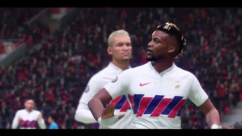 FIFA 22 DOUBLE HAT-TRICK Alan saint maximin against Bayer Leverkusen HLS