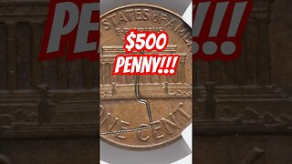 $500 Penny because of THIS! #coin