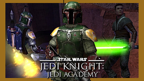 Boba Fett VS Jaden Korr - Star Wars Jedi Knight Jedi Academy Cutscene