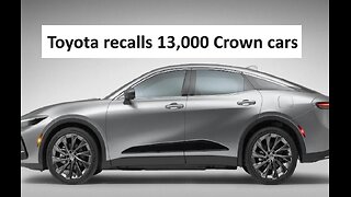 Toyota recalls 13k vehicles